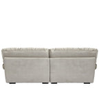 105 Suede-Stoff-Ecksofa Wolkenform-Couch für das Wohnzimmer