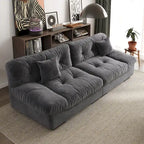 105 Suede-Stoff-Ecksofa Wolkenform-Couch für das Wohnzimmer