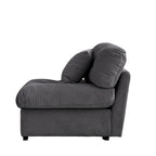 105 Suede-Stoff-Ecksofa Wolkenform-Couch für das Wohnzimmer