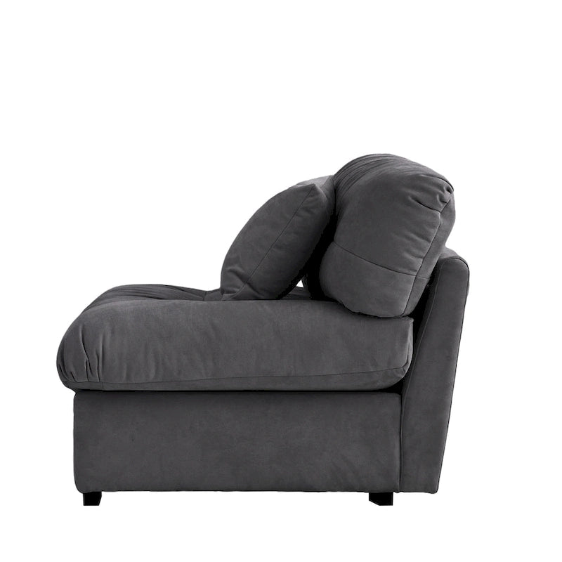 105 Suede-Stoff-Ecksofa Wolkenform-Couch für das Wohnzimmer