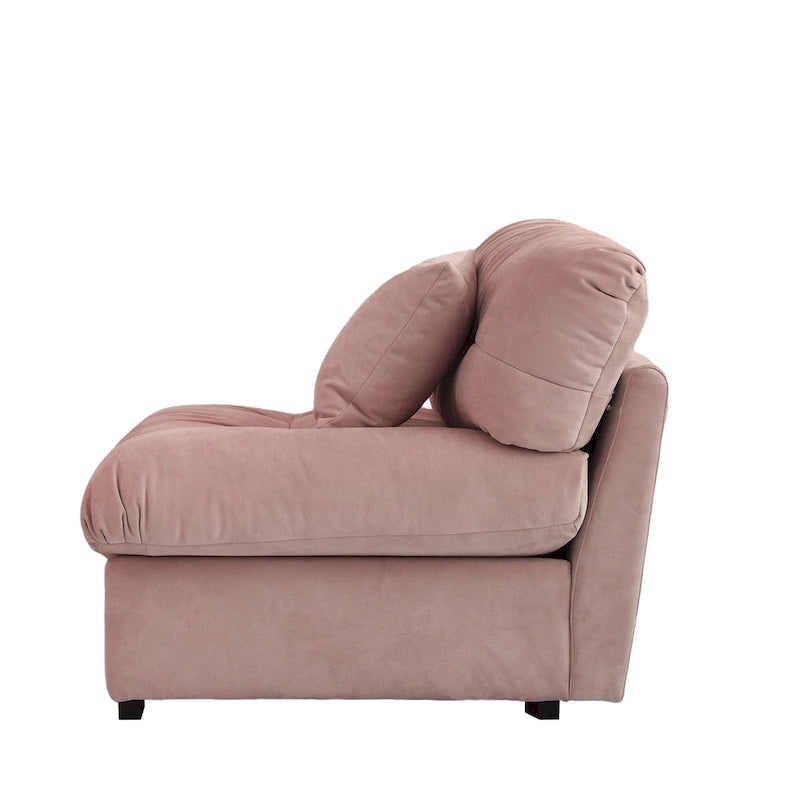 105 Suede-Stoff-Ecksofa Wolkenform-Couch für das Wohnzimmer