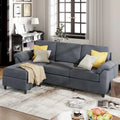 Futzca 79 Verwandlungssofa mit Chaiselongue, 3-Sitzer L-Form