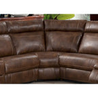 Nicole Recamiere mit Kunstlederbezug und L-Form-Sofa