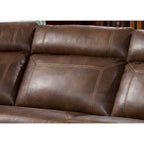 Nicole Recamiere mit Kunstlederbezug und L-Form-Sofa