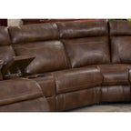 Nicole Recamiere mit Kunstlederbezug und L-Form-Sofa