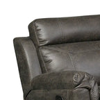 Nicole Recamiere mit Kunstlederbezug und L-Form-Sofa