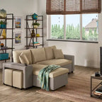 Lorca 2-farbiges Schlafsofa mit Stauraum von iNSPIRE Q Modern