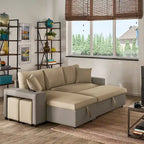 Lorca 2-farbiges Schlafsofa mit Stauraum von iNSPIRE Q Modern