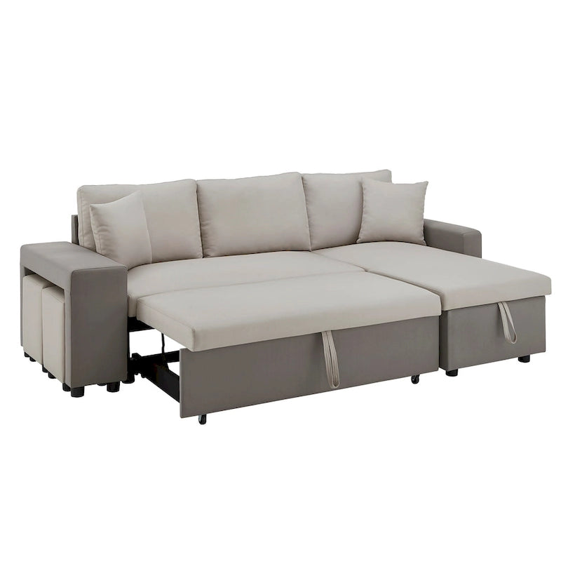 Lorca 2-farbiges Schlafsofa mit Stauraum von iNSPIRE Q Modern