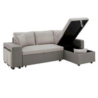 Lorca 2-farbiges Schlafsofa mit Stauraum von iNSPIRE Q Modern