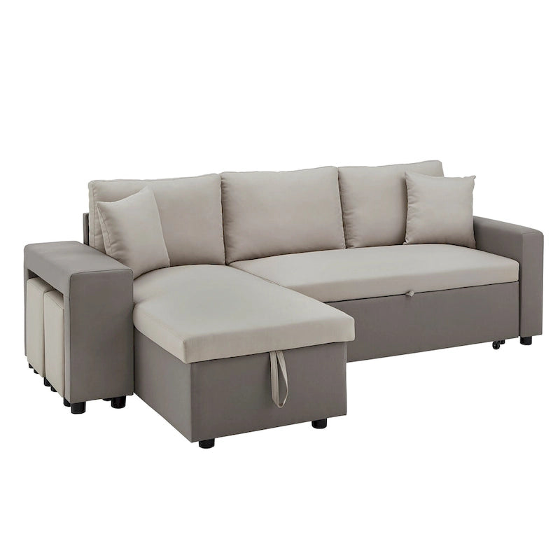 Lorca 2-farbiges Schlafsofa mit Stauraum von iNSPIRE Q Modern