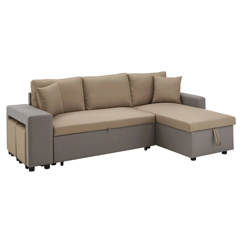 Lorca 2-farbiges Schlafsofa mit Stauraum von iNSPIRE Q Modern