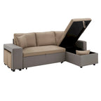 Lorca 2-farbiges Schlafsofa mit Stauraum von iNSPIRE Q Modern