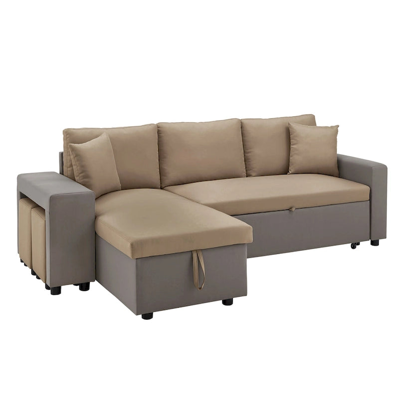 Lorca 2-farbiges Schlafsofa mit Stauraum von iNSPIRE Q Modern