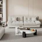 105 Modernes Loveseat Sofa aus geschliffenem Samt, Sektionssofa für das Wohnzimmer