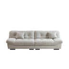 105 Modernes Loveseat Sofa aus geschliffenem Samt, Sektionssofa für das Wohnzimmer