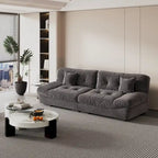 105 Modernes Loveseat Sofa aus geschliffenem Samt, Sektionssofa für das Wohnzimmer