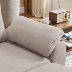 Jarenie 79.72 L-förmiges Sofa mit Stauraum-Ottomane für Wohnzimmer