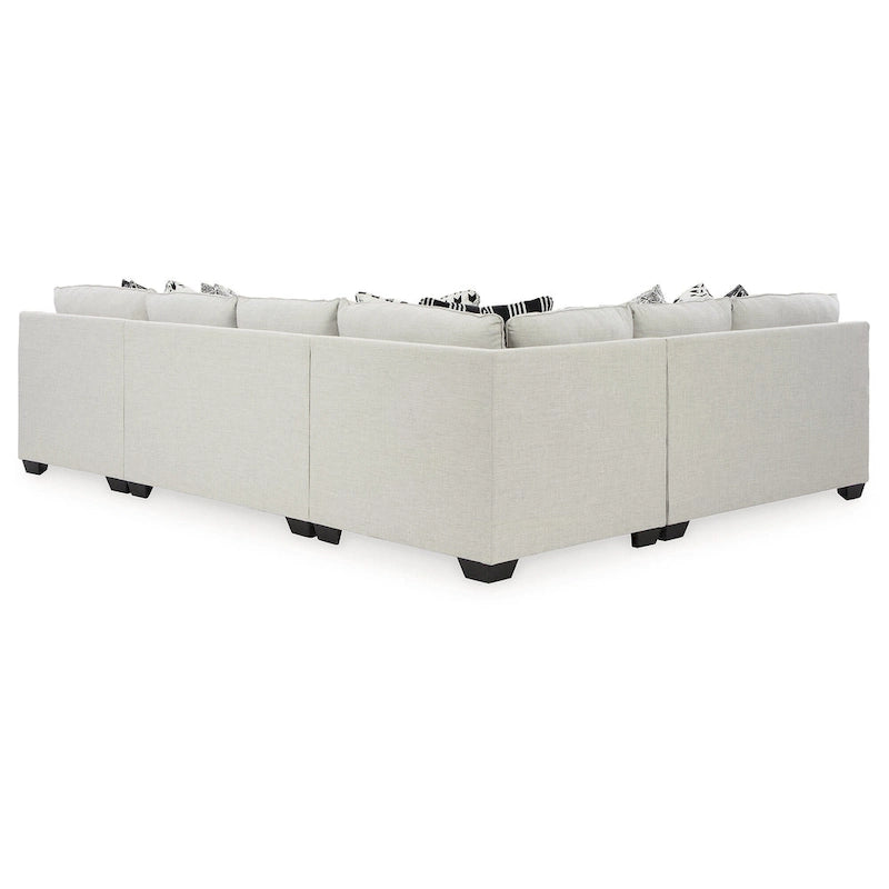 Signature Design by Ashley Huntsworth Taubengraues 4-teiliges Sektionssofa mit Chaiselongue – 325B x 251T x 97H