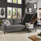 Parker Verwandlungssofa mit Chaiselongue mit Stauraum (rechtsseitig) von iNSPIRE Q Modern