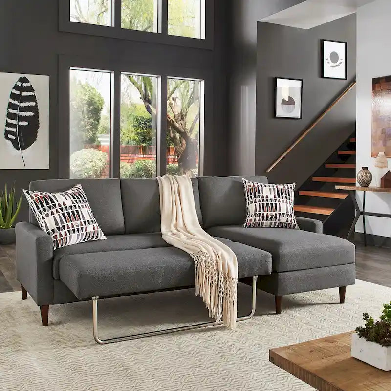 Parker Verwandlungssofa mit Chaiselongue mit Stauraum (rechtsseitig) von iNSPIRE Q Modern