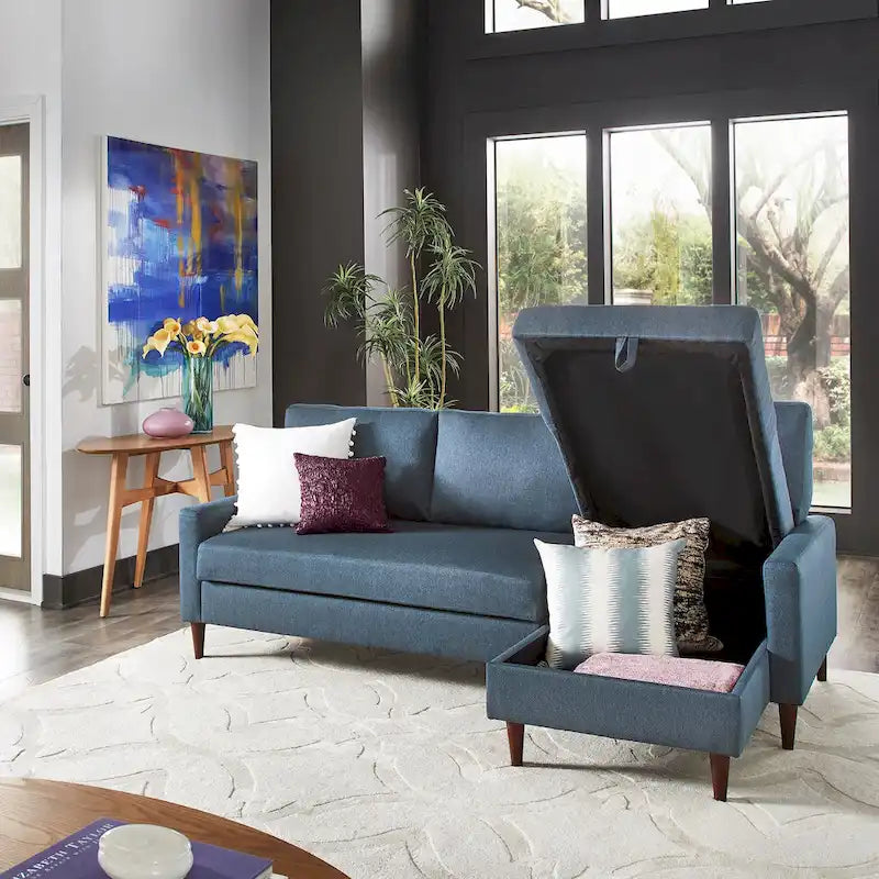 Parker Verwandlungssofa mit Chaiselongue mit Stauraum (rechtsseitig) von iNSPIRE Q Modern