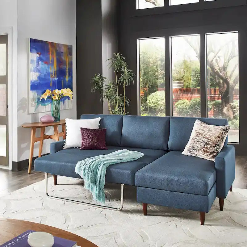 Parker Verwandlungssofa mit Chaiselongue mit Stauraum (rechtsseitig) von iNSPIRE Q Modern