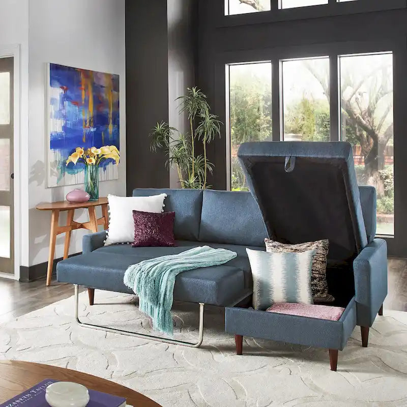 Parker Verwandlungssofa mit Chaiselongue mit Stauraum (rechtsseitig) von iNSPIRE Q Modern