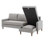 Parker Verwandlungssofa mit Chaiselongue mit Stauraum (rechtsseitig) von iNSPIRE Q Modern