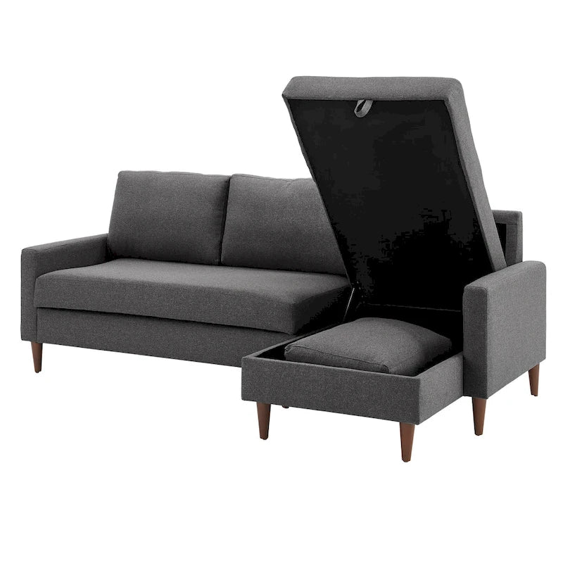 Parker Verwandlungssofa mit Chaiselongue mit Stauraum (rechtsseitig) von iNSPIRE Q Modern