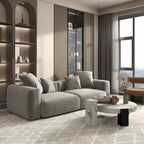 102 Übergroßes Cord-Sofa Modernes Breites Sofa