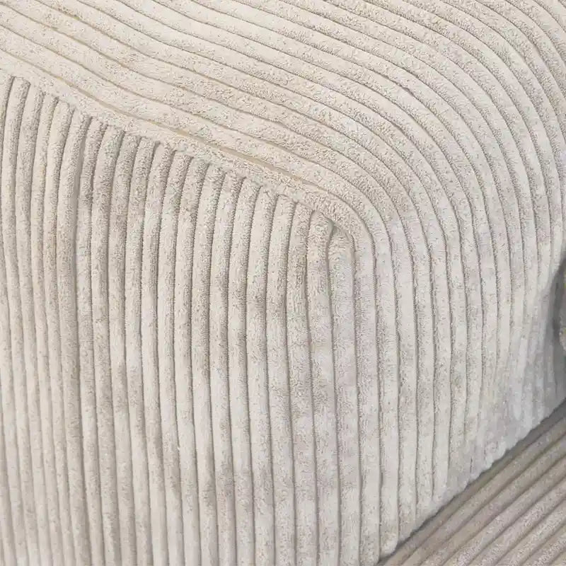 102 Übergroßes Cord-Sofa Modernes Breites Sofa