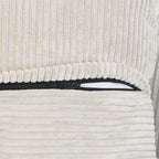 102 Übergroßes Cord-Sofa Modernes Breites Sofa