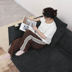 102 Übergroßes Cord-Sofa Modernes Breites Sofa