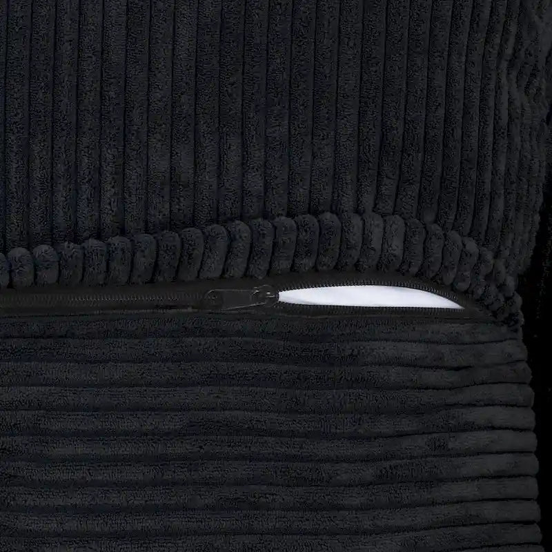 102 Übergroßes Cord-Sofa Modernes Breites Sofa
