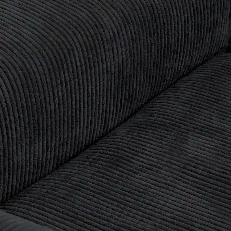 102 Übergroßes Cord-Sofa Modernes Breites Sofa
