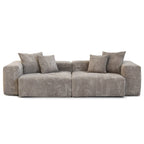 102 Übergroßes Cord-Sofa Modernes Breites Sofa