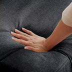 Modernes Sektionalsofa L-förmig mit Chaiselongue, Stauraum-Ottomane und Seitentaschen für das Wohnzimmer