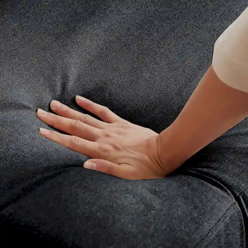 Modernes Sektionalsofa L-förmig mit Chaiselongue, Stauraum-Ottomane und Seitentaschen für das Wohnzimmer