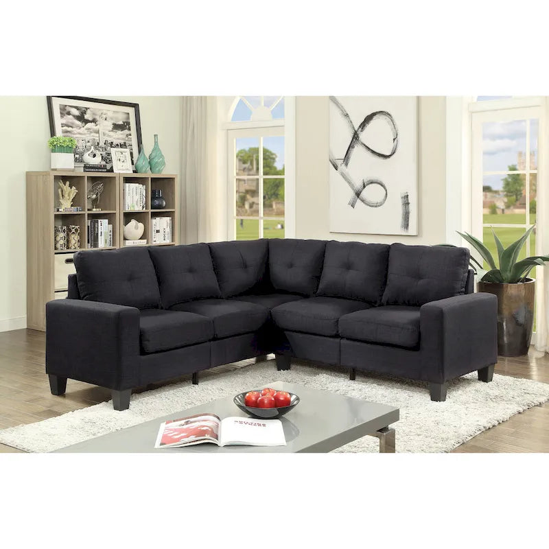 Newbury Twill-Stoff-Ecksofa