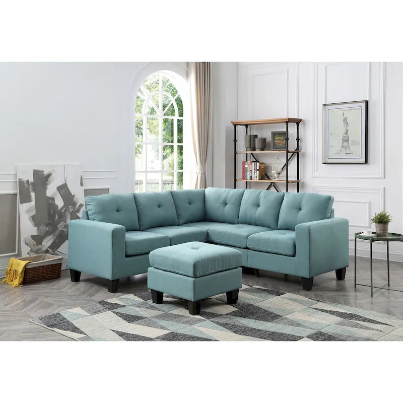 Newbury Twill-Stoff-Ecksofa