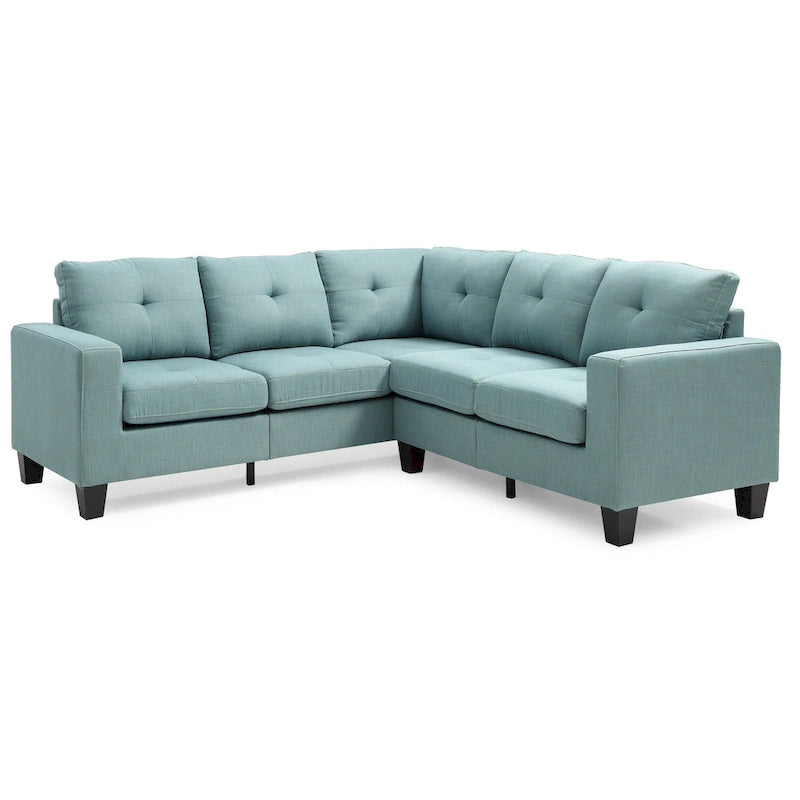 Newbury Twill-Stoff-Ecksofa