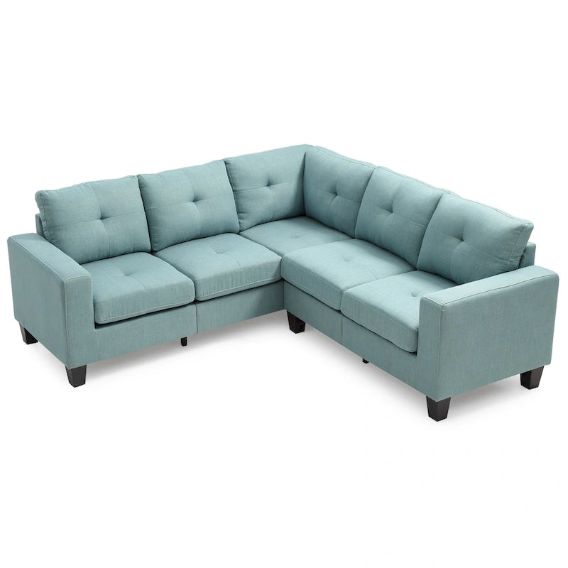 Newbury Twill-Stoff-Ecksofa