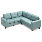 Newbury Twill-Stoff-Ecksofa