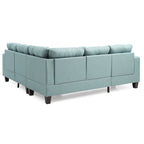 Newbury Twill-Stoff-Ecksofa