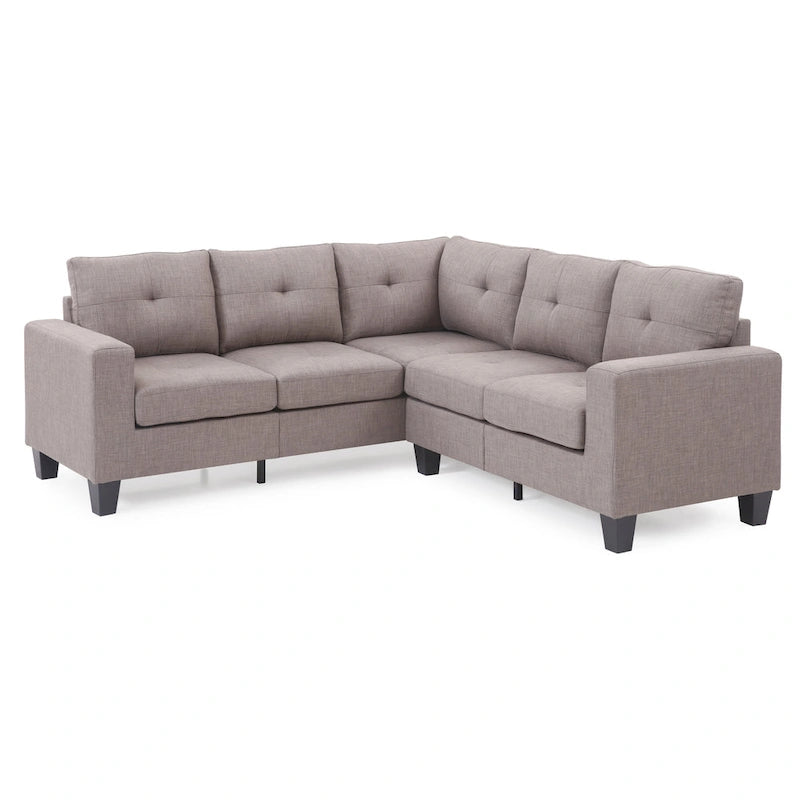Newbury Twill-Stoff-Ecksofa