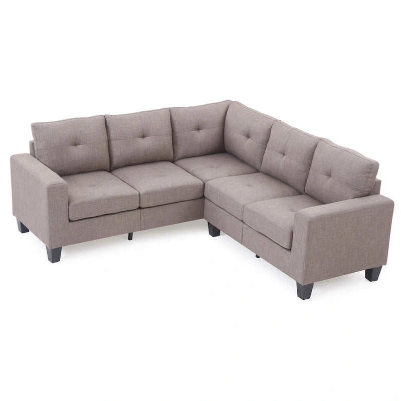 Newbury Twill-Stoff-Ecksofa