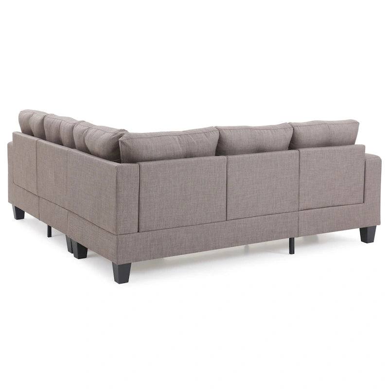 Newbury Twill-Stoff-Ecksofa