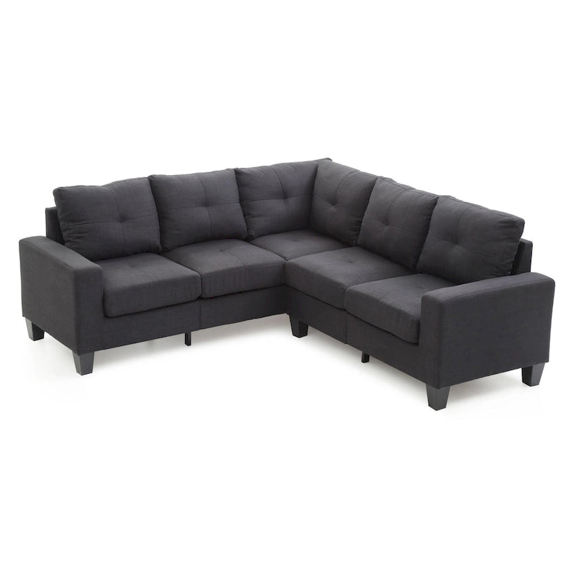 Newbury Twill-Stoff-Ecksofa