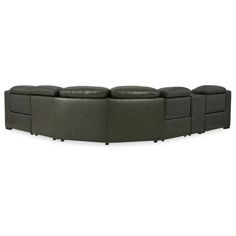 Signature Design by Ashley Center Line 6-teiliges motorisiertes Relax-Sofa – 138,25B x 120,5T x 35H